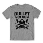 Bullet Club Grey Melange Men's T-shirt for Soldier, Work