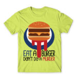 Burger Shot Apple Green Men's Tee