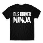 Bus Driver Ninja Black Men's T-shirt for Bus Driver, Work