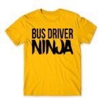 Bus Driver Ninja Gold Men's Tee for Bus Driver, Work