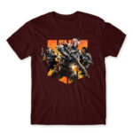 Call of duty characters Burgundy Men's Tee
