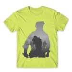 Call of Duty silhouette Apple Green Men's T-shirt