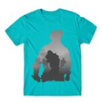 Call of Duty silhouette Atoll Blue Men's T-shirt