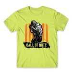 Call of Duty splash Apple Green Men's T-shirt