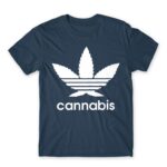 Cannabis Denim Men's T-shirt for Brand Parody, Funny