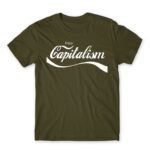 Capitalism Army Men's T-shirt for Brand Parody, Funny