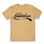Capitalism Sand Men's Tee for Brand Parody, Funny