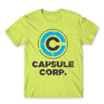 Capsule Corp Apple Green Men's Tee for Anime, Dragon Ball