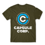 Capsule Corp Army Men's T-shirt for Anime, Dragon Ball