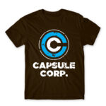 Capsule Corp Chocolate Men's Tee for Anime, Dragon Ball