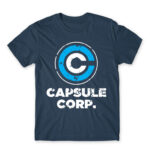 Capsule Corp Denim Men's T-shirt for Anime, Dragon Ball