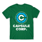 Capsule Corp Kelly Green Men's T-shirt for Anime, Dragon Ball