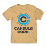 Capsule Corp Sand Men's Tee for Anime, Dragon Ball