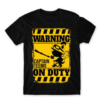 Captain Teemo on duty Black Men's Tee for Gaming, League Of Legends