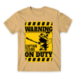 Captain Teemo on duty Sand Men's T-shirt for Gaming, League Of Legends