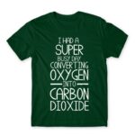 Carbon Dioxide Bottle Green Men's Tee for Funny, Sarcastic Humour