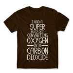 Carbon Dioxide Chocolate Men's Tee for Funny, Sarcastic Humour