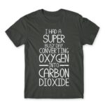 Carbon Dioxide Dark Grey Men's T-shirt for Funny, Sarcastic Humour