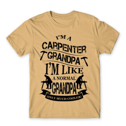 Carpenter Grandpa Sand Men's T-shirt for Carpenter, Work