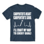 Carpenter’s heart Carpenter’s soul Denim Men's Tee for Carpenter, Work