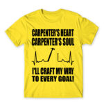 Carpenter’s heart Carpenter’s soul Lemon Men's Tee for Carpenter, Work