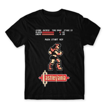 castlevania classic Black Men's T-shirt for Anime, Castlevania