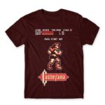 castlevania classic Burgundy Men's Tee for Anime, Castlevania