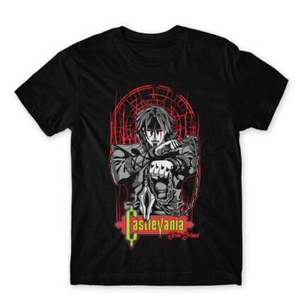 Castlevania Trevor Belmont Black Men's Tee for Anime, Castlevania