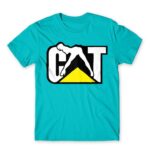 Caterpillar Woman Atoll Blue Men's Tee for Brand Parody, Funny