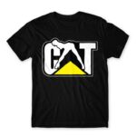 Caterpillar Woman Black Men's Tee for Brand Parody, Funny