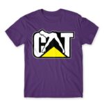 Caterpillar Woman Dark Purple Men's Tee for Brand Parody, Funny