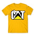 Caterpillar Woman Gold Men's Tee for Brand Parody, Funny