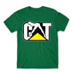 Caterpillar Woman Kelly Green Men's Tee for Brand Parody, Funny
