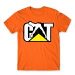 Caterpillar Woman Orange Men's Tee for Brand Parody, Funny