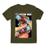 Chainsaw man – Denji Army Men's Tee for Anime, Chainsaw Man