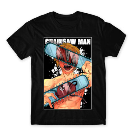 Chainsaw man – Denji Black Men's T-shirt for Anime, Chainsaw Man