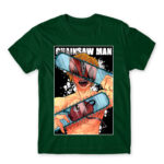 Chainsaw man – Denji Bottle Green Men's T-shirt for Anime, Chainsaw Man