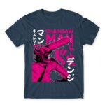 Chainsaw man – Denji – Neon Denim Men's Tee for Anime, Chainsaw Man