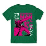 Chainsaw man – Denji – Neon Kelly Green Men's T-shirt for Anime, Chainsaw Man