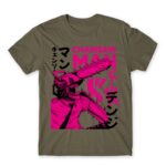 Chainsaw man – Denji – Neon Zinc Men's T-shirt for Anime, Chainsaw Man