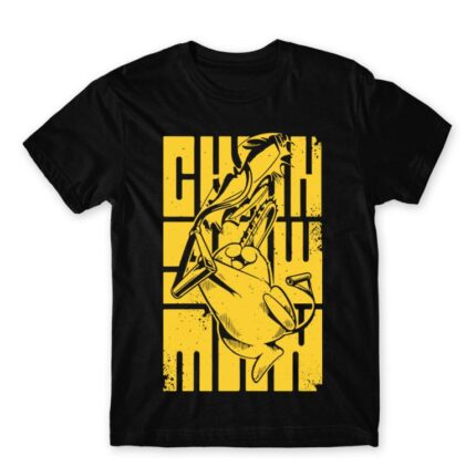 Chainsaw Man – Graffiti Poster Black Men's T-shirt for Anime, Chainsaw Man