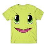 Charmander face Apple Green Men's T-shirt for Anime, Pokemon