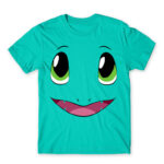 Charmander face Turquoise Men's Tee for Anime, Pokemon