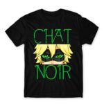 Chat Noir Black Men's Tee for Anime, Miraculous Ladybug
