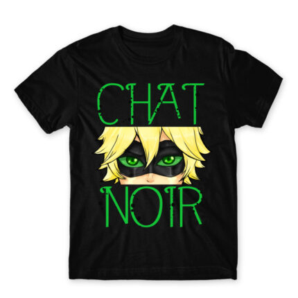 Chat Noir Black Men's Tee for Anime, Miraculous Ladybug