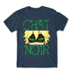 Chat Noir Denim Men's Tee for Anime, Miraculous Ladybug