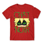 Chat Noir Red Men's T-shirt for Anime, Miraculous Ladybug