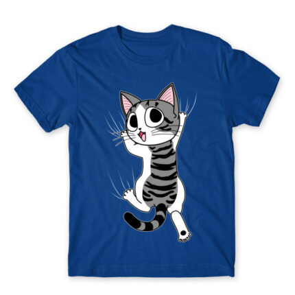 Chi hanging Royal Blue Men's Tee for Anime, Chi S Sweet Home