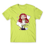 Chibi cards Apple Green Men's Tee for Anime, Original Character