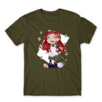 Chibi cards Army Men's T-shirt for Anime, Original Character